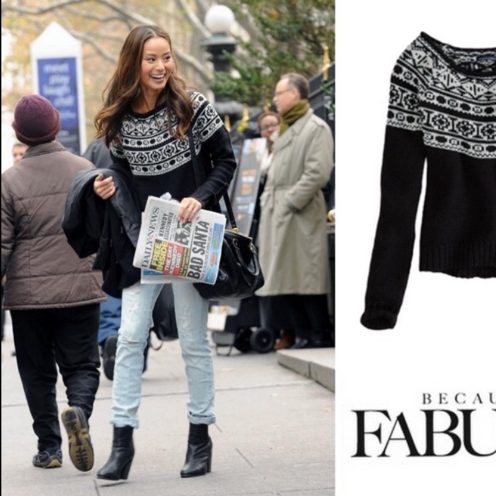 AE Fair Isle Crew Neck Sweater